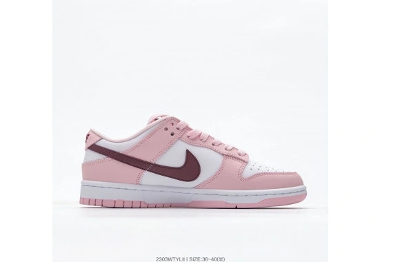 Low (GS) Foam Red CW1590-601 Dunk   Pink Nike White 1120